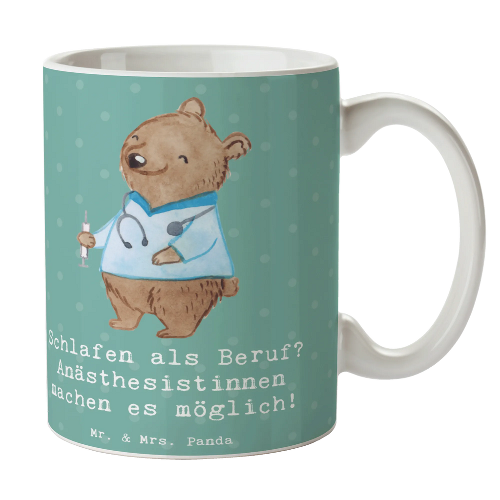 Mug Schlafen als Beruf? Anästhesistinnen machen es möglich! Kaffeetasse, Keramiktasse, Bürotasse, Tasse, Tasse mit Motiven, Teetasse, Porzellantasse, Geschenktasse, Tasse mit Zitaten, Beruf, Ausbildung, Jubiläum, Abschied, Rente, Kollege, Kollegin, Geschenk, Schenken, Arbeitskollege, Mitarbeiter, Firma, Danke, Dankeschön