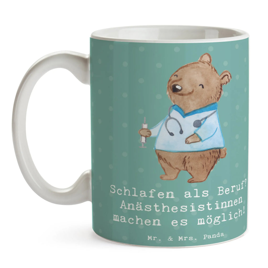 Mug Schlafen als Beruf? Anästhesistinnen machen es möglich! Kaffeetasse, Keramiktasse, Bürotasse, Tasse, Tasse mit Motiven, Teetasse, Porzellantasse, Geschenktasse, Tasse mit Zitaten, Beruf, Ausbildung, Jubiläum, Abschied, Rente, Kollege, Kollegin, Geschenk, Schenken, Arbeitskollege, Mitarbeiter, Firma, Danke, Dankeschön