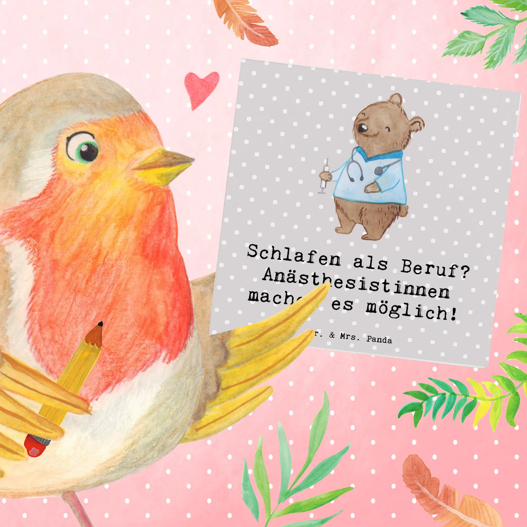 Deluxe Karte Schlafen als Beruf? Anästhesistinnen machen es möglich! Karte, Geburtstagskarte, Klappkarte, Grußkarte, Hochwertige Grußkarte, Glückwunschkarte, Einladungskarte, Hochwertige Klappkarte, Hochzeitskarte, Beruf, Ausbildung, Jubiläum, Abschied, Rente, Kollege, Kollegin, Geschenk, Schenken, Arbeitskollege, Mitarbeiter, Firma, Danke, Dankeschön