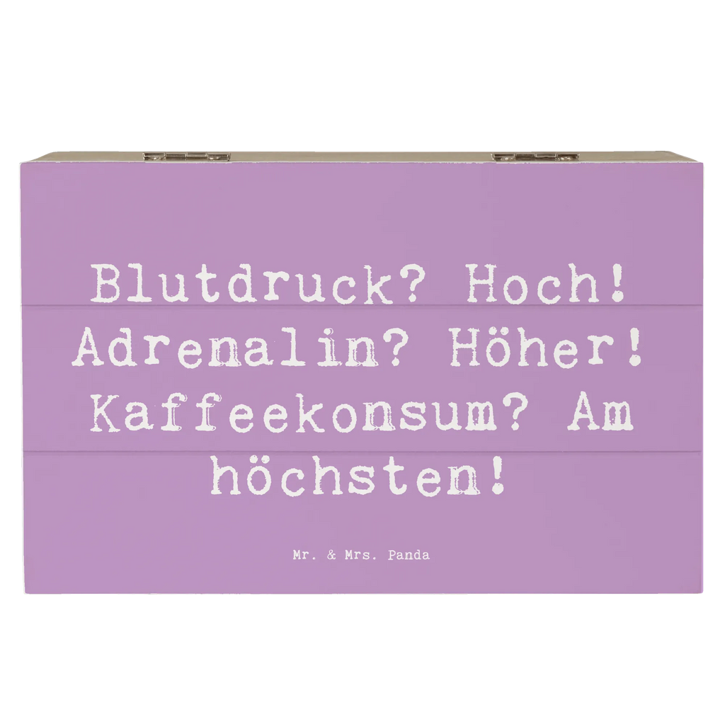 Holzkiste Spruch Blutdruck? Hoch! Adrenalin? Höher! Kaffeekonsum? Am höchsten! Erinnerungsbox, Holzkiste, XXL, Geschenkdose, Truhe, Schatulle, Schatzkiste, Geschenkbox, Kiste, Dekokiste, Erinnerungskiste, Aufbewahrungsbox, Beruf, Ausbildung, Jubiläum, Abschied, Rente, Kollege, Kollegin, Geschenk, Schenken, Arbeitskollege, Mitarbeiter, Firma, Danke, Dankeschön