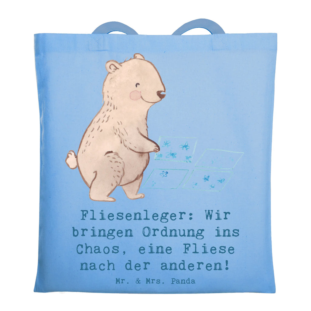 Tragetasche Fliesenleger: Wir bringen Ordnung ins Chaos, eine Fliese nach der anderen! Schultertasche, Umhängetasche, Einkaufstasche, Beutel, Badetasche, Stofftasche, Einkaufstüte, Tasche, Stoffbeutel, Strandtasche, Tragetasche, Shopper, Jutetasche, Laptoptasche, Beuteltasche, Jutebeutel, Beruf, Ausbildung, Jubiläum, Abschied, Rente, Kollege, Kollegin, Geschenk, Schenken, Arbeitskollege, Mitarbeiter, Firma, Danke, Dankeschön