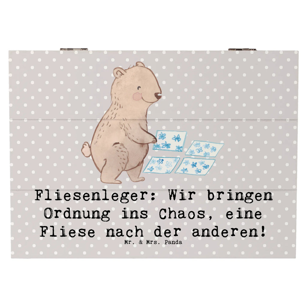 Holzkiste Fliesenleger: Wir bringen Ordnung ins Chaos, eine Fliese nach der anderen! Aufbewahrungsbox, Dekokiste, XXL, Schatulle, Holzkiste, Geschenkbox, Kiste, Schatzkiste, Geschenkdose, Erinnerungskiste, Truhe, Erinnerungsbox, Beruf, Ausbildung, Jubiläum, Abschied, Rente, Kollege, Kollegin, Geschenk, Schenken, Arbeitskollege, Mitarbeiter, Firma, Danke, Dankeschön