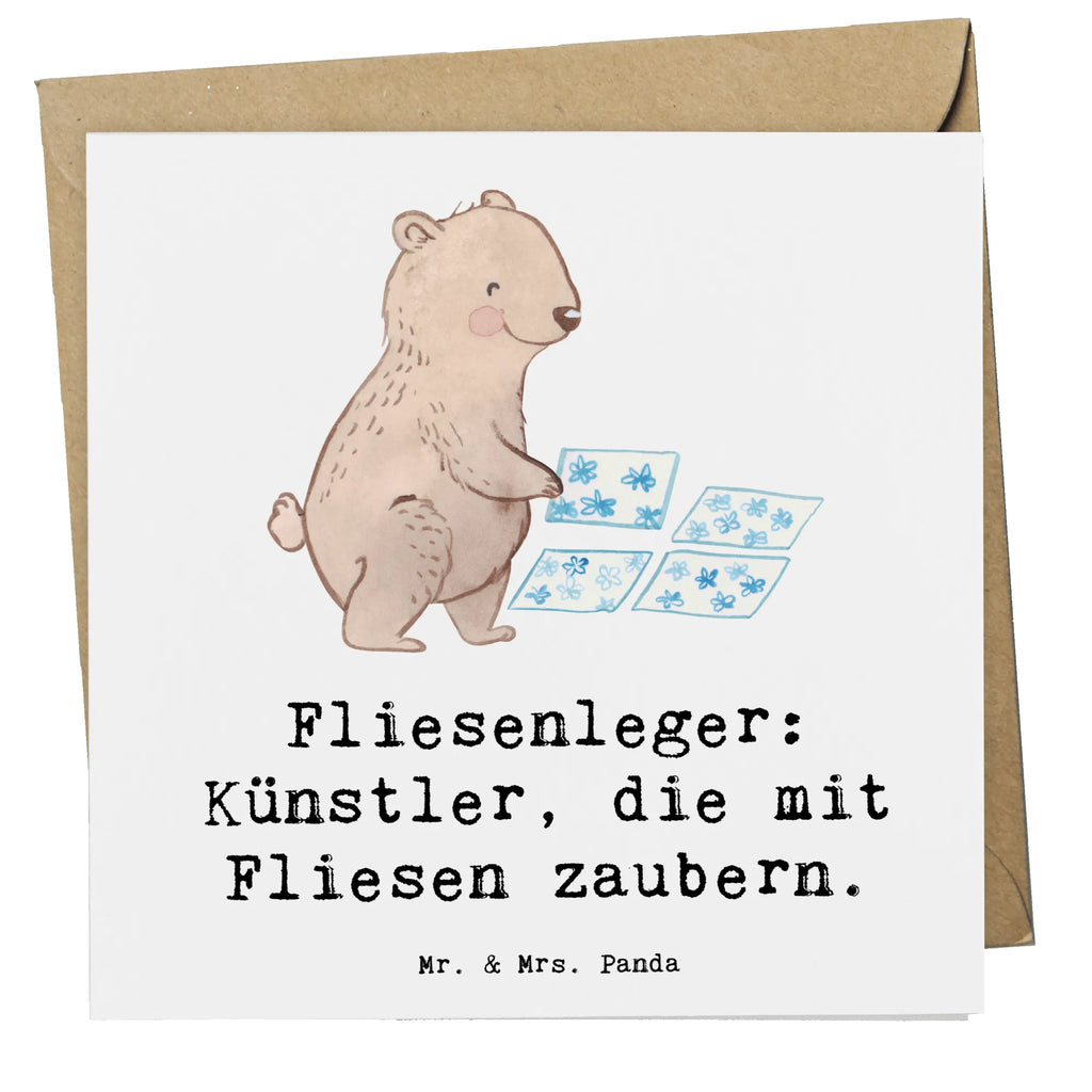 Deluxe Card Fliesenleger: Künstler, die mit Fliesen zaubern. Karte, Hochwertige Klappkarte, Geburtstagskarte, Einladungskarte, Hochzeitskarte, Hochwertige Grußkarte, Klappkarte, Glückwunschkarte, Grußkarte, Beruf, Ausbildung, Jubiläum, Abschied, Rente, Kollege, Kollegin, Geschenk, Schenken, Arbeitskollege, Mitarbeiter, Firma, Danke, Dankeschön