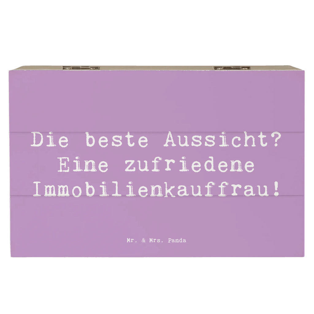 Holzkiste Spruch Die beste Aussicht? Eine zufriedene Immobilienkauffrau! Erinnerungsbox, Geschenkdose, XXL, Holzkiste, Geschenkbox, Schatulle, Schatzkiste, Truhe, Kiste, Dekokiste, Aufbewahrungsbox, Erinnerungskiste, Beruf, Ausbildung, Jubiläum, Abschied, Rente, Kollege, Kollegin, Geschenk, Schenken, Arbeitskollege, Mitarbeiter, Firma, Danke, Dankeschön
