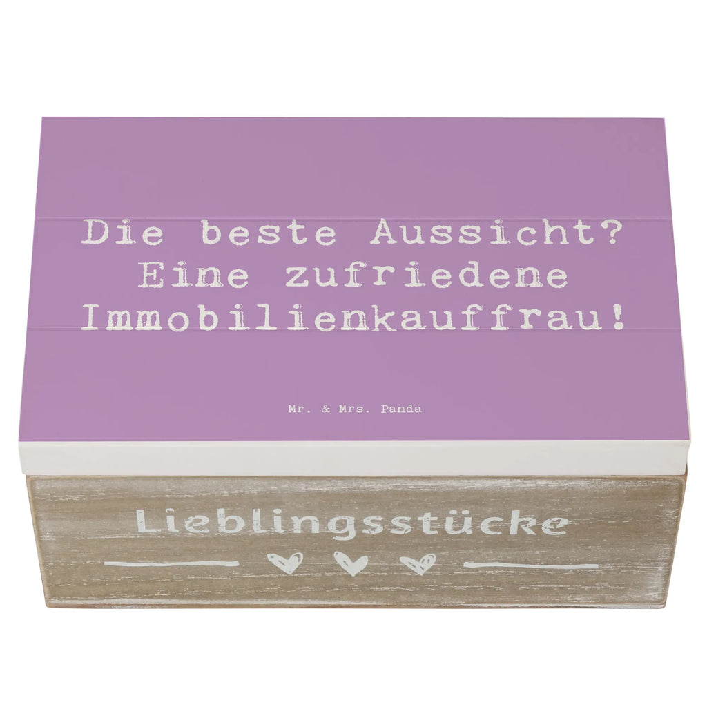 Holzkiste Spruch Die beste Aussicht? Eine zufriedene Immobilienkauffrau! Erinnerungsbox, Geschenkdose, XXL, Holzkiste, Geschenkbox, Schatulle, Schatzkiste, Truhe, Kiste, Dekokiste, Aufbewahrungsbox, Erinnerungskiste, Beruf, Ausbildung, Jubiläum, Abschied, Rente, Kollege, Kollegin, Geschenk, Schenken, Arbeitskollege, Mitarbeiter, Firma, Danke, Dankeschön