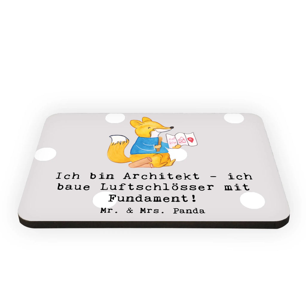Magnet Ich bin Architekt - ich baue Luftschlösser mit Fundament! Motivmagnete, Notiz Magnet, Pinnwandmagnet, Dekomagnet, Kühlschrank Dekoration, Whiteboard Magnet, Kühlschrankmagnet, Souvenir Magnet, Beruf, Ausbildung, Jubiläum, Abschied, Rente, Kollege, Kollegin, Geschenk, Schenken, Arbeitskollege, Mitarbeiter, Firma, Danke, Dankeschön
