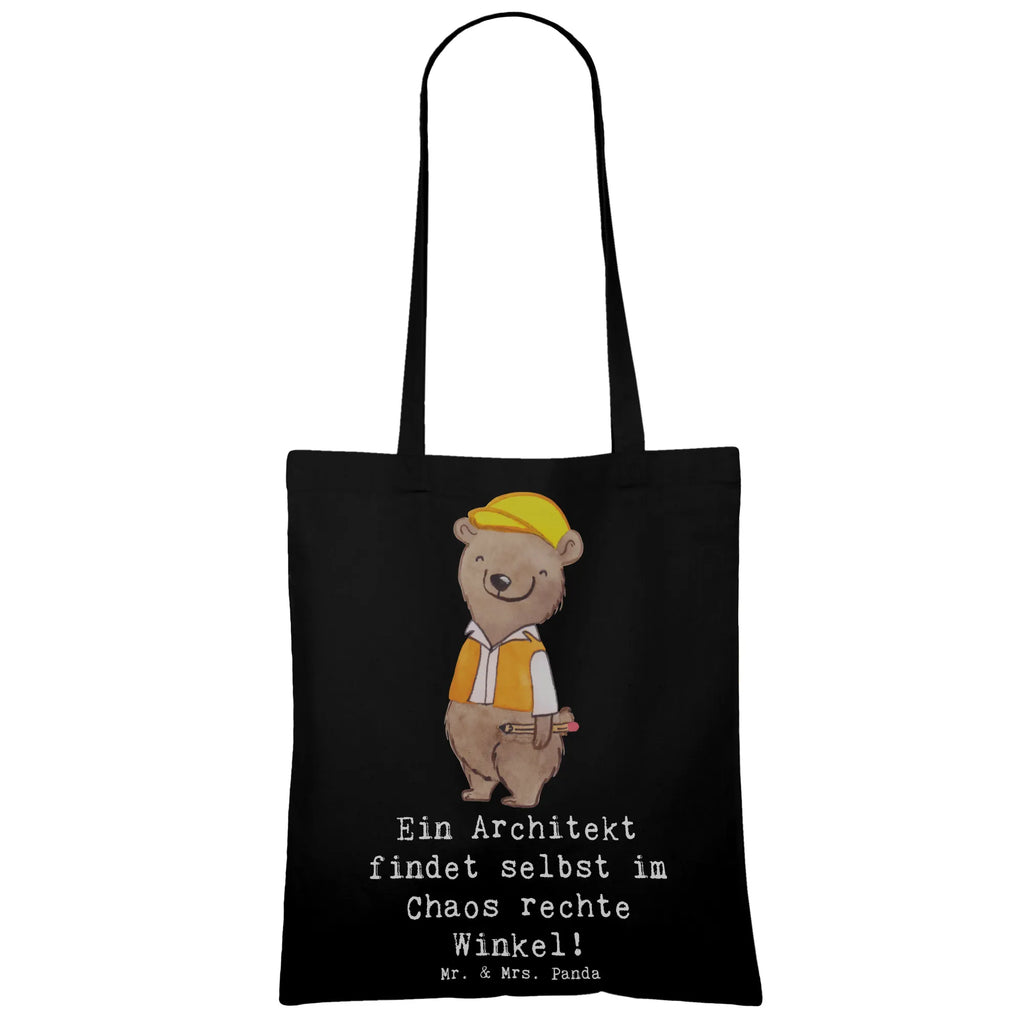 Tote bag Ein Architekt findet selbst im Chaos rechte Winkel! Stoffbeutel, Tragetasche, Jutebeutel, Einkaufstüte, Strandtasche, Jutetasche, Beuteltasche, Beutel, Umhängetasche, Tasche, Badetasche, Laptoptasche, Shopper, Schultertasche, Einkaufstasche, Stofftasche, Beruf, Ausbildung, Jubiläum, Abschied, Rente, Kollege, Kollegin, Geschenk, Schenken, Arbeitskollege, Mitarbeiter, Firma, Danke, Dankeschön