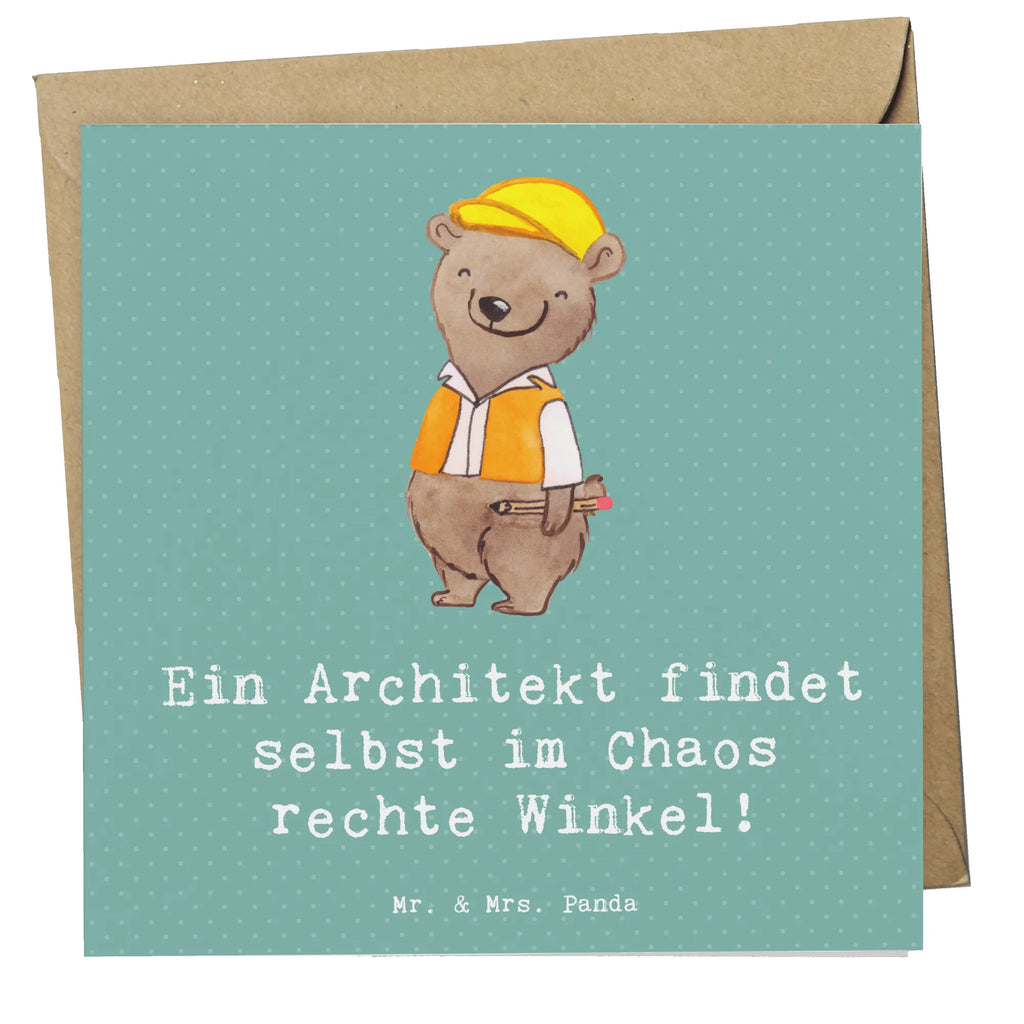 Deluxe Karte Ein Architekt findet selbst im Chaos rechte Winkel! Grußkarte, Glückwunschkarte, Einladungskarte, Hochwertige Klappkarte, Karte, Geburtstagskarte, Hochwertige Grußkarte, Klappkarte, Hochzeitskarte, Beruf, Ausbildung, Jubiläum, Abschied, Rente, Kollege, Kollegin, Geschenk, Schenken, Arbeitskollege, Mitarbeiter, Firma, Danke, Dankeschön