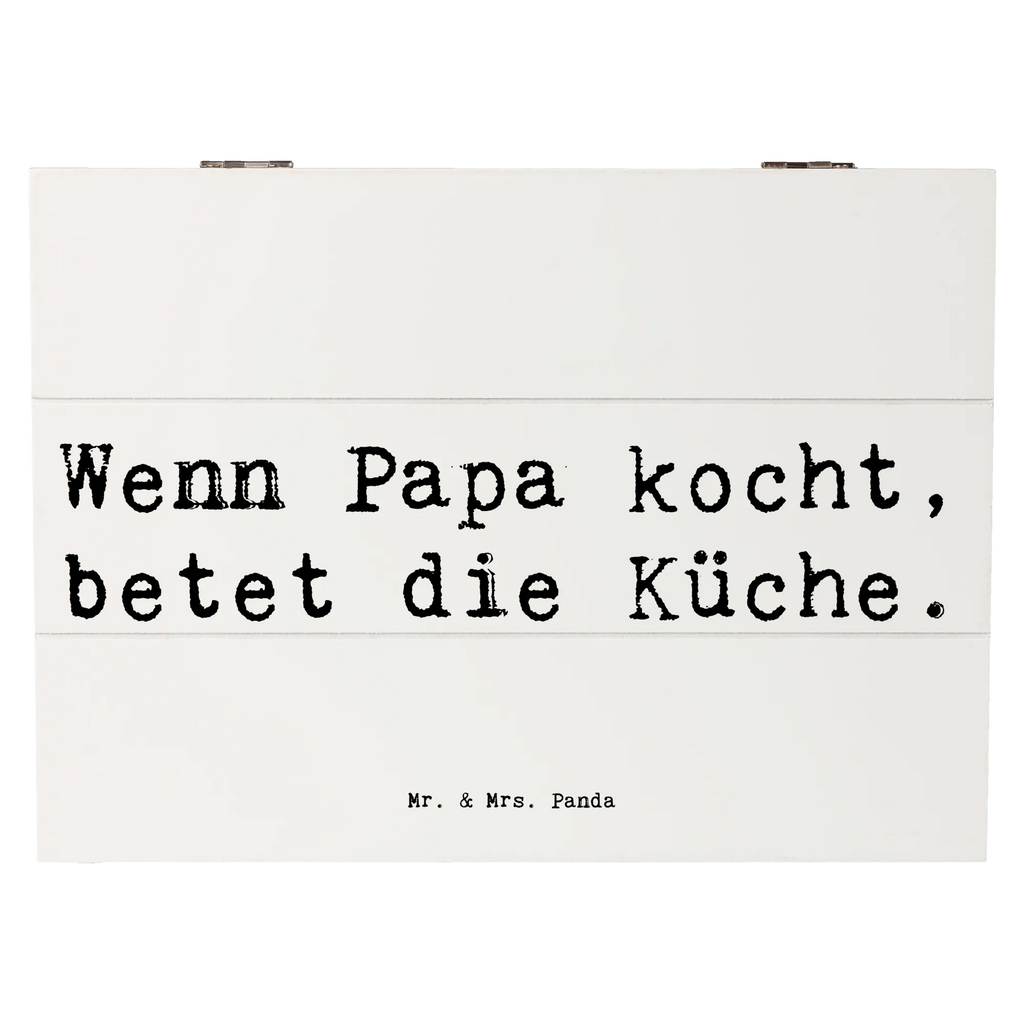 Holzkiste Spruch Vater Koch XXL, Geschenkbox, Dekokiste, Holzkiste, Schatulle, Schatzkiste, Kiste, Erinnerungskiste, Aufbewahrungsbox, Erinnerungsbox, Truhe, Geschenkdose, Familie, Vatertag, Muttertag, Bruder, Schwester, Mama, Papa, Oma, Opa