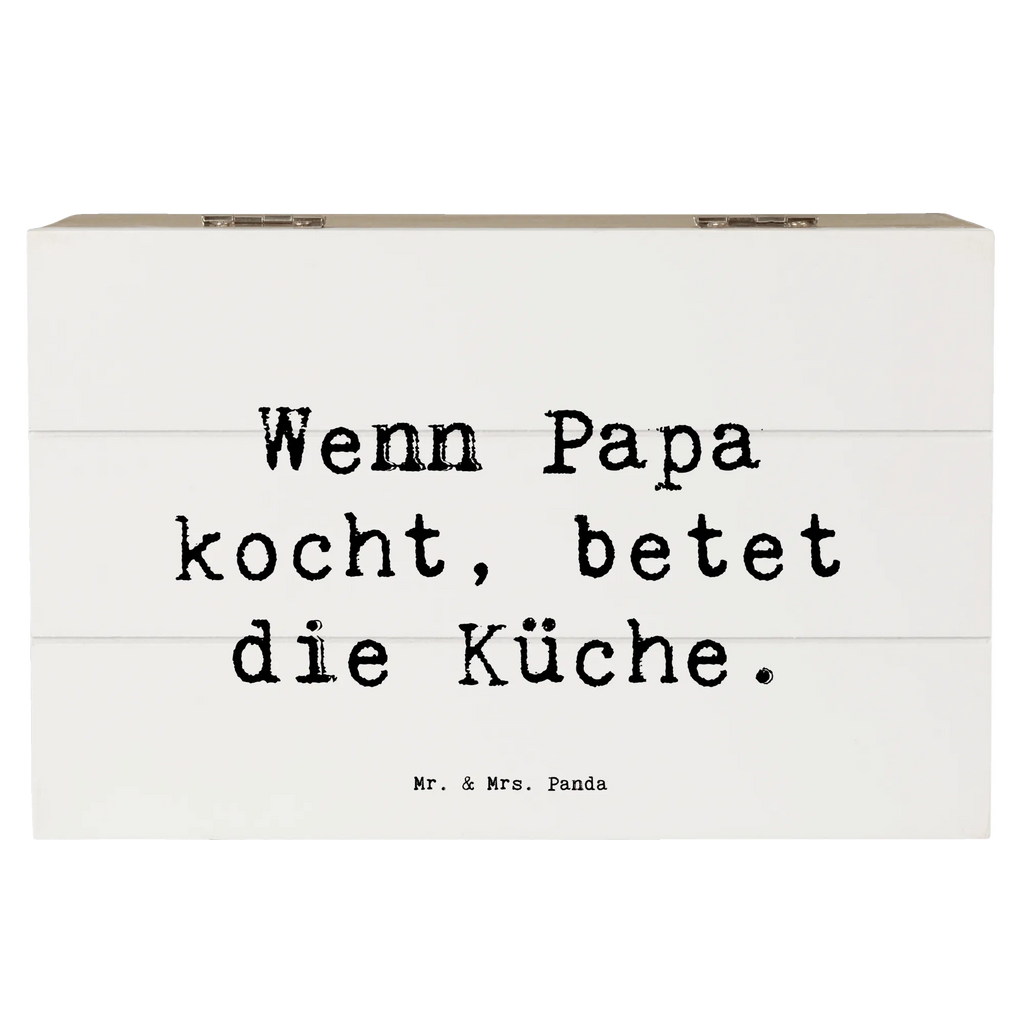 Holzkiste Spruch Vater Koch XXL, Geschenkbox, Dekokiste, Holzkiste, Schatulle, Schatzkiste, Kiste, Erinnerungskiste, Aufbewahrungsbox, Erinnerungsbox, Truhe, Geschenkdose, Familie, Vatertag, Muttertag, Bruder, Schwester, Mama, Papa, Oma, Opa