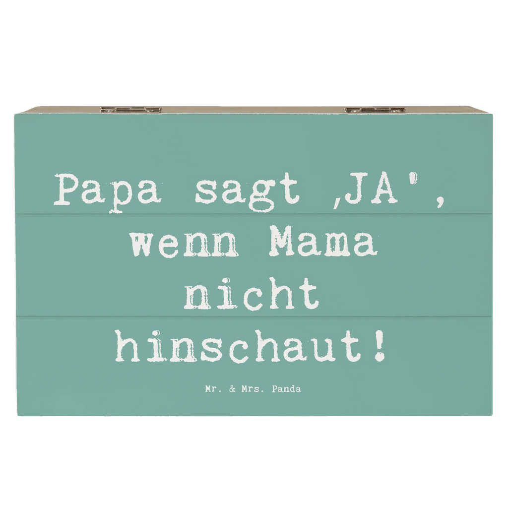 Holzkiste Spruch Vater Geheimhaltung Dekokiste, Holzkiste, Kiste, Geschenkdose, Aufbewahrungsbox, Schatulle, XXL, Geschenkbox, Truhe, Erinnerungskiste, Schatzkiste, Erinnerungsbox, Familie, Vatertag, Muttertag, Bruder, Schwester, Mama, Papa, Oma, Opa