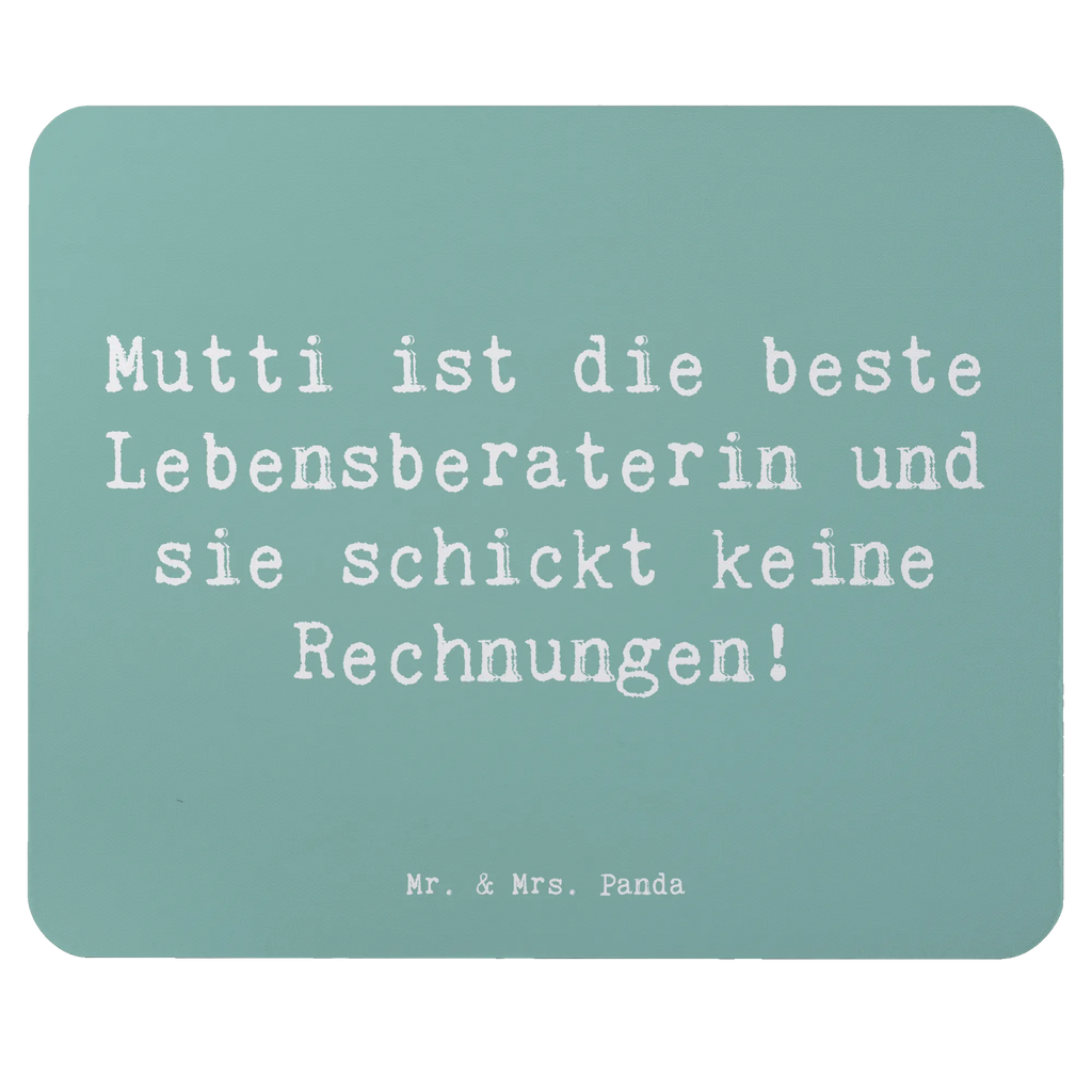 Mouse mat Saying Mutti ist die beste Lebensberaterin und sie schickt keine Rechnungen! Mousepad, Computer zubehör, Büroausstattung, PC Zubehör, Arbeitszimmer, Mauspad, Einzigartiges Mauspad, Designer Mauspad, Mausunterlage, Mauspad Büro, Familie, Vatertag, Muttertag, Bruder, Schwester, Mama, Papa, Oma, Opa
