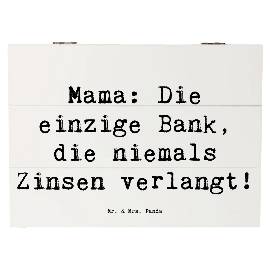 Holzkiste Spruch Mutter Bank XXL, Schatzkiste, Holzkiste, Kiste, Geschenkdose, Erinnerungskiste, Dekokiste, Aufbewahrungsbox, Truhe, Geschenkbox, Erinnerungsbox, Schatulle, Familie, Vatertag, Muttertag, Bruder, Schwester, Mama, Papa, Oma, Opa