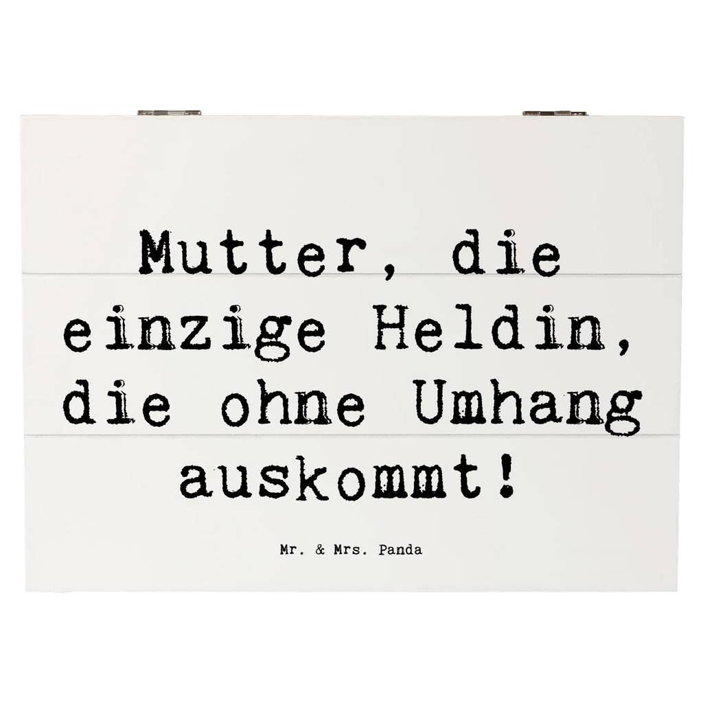 Holzkiste Spruch Heldin Mutter Erinnerungsbox, Holzkiste, Geschenkbox, Schatulle, Kiste, Dekokiste, Erinnerungskiste, Schatzkiste, XXL, Truhe, Aufbewahrungsbox, Geschenkdose, Familie, Vatertag, Muttertag, Bruder, Schwester, Mama, Papa, Oma, Opa