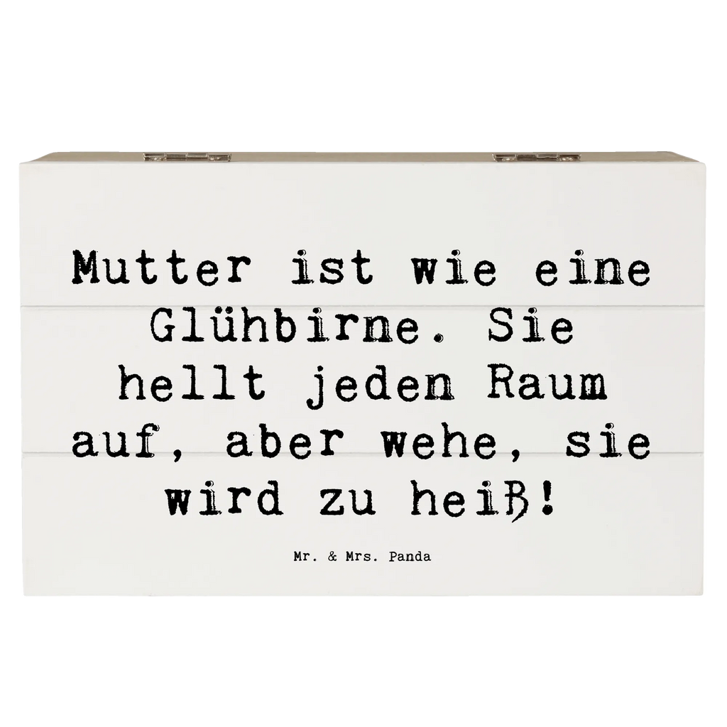 Holzkiste Spruch Mutter Glühbirne Geschenkdose, Erinnerungsbox, Erinnerungskiste, XXL, Kiste, Holzkiste, Schatulle, Dekokiste, Schatzkiste, Aufbewahrungsbox, Truhe, Geschenkbox, Familie, Vatertag, Muttertag, Bruder, Schwester, Mama, Papa, Oma, Opa