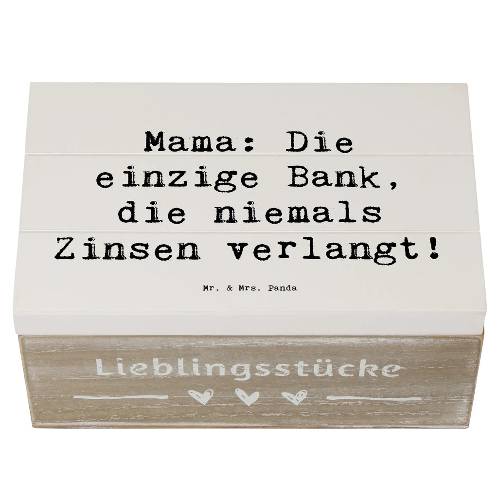 Holzkiste Spruch Mutter Bank XXL, Schatzkiste, Holzkiste, Kiste, Geschenkdose, Erinnerungskiste, Dekokiste, Aufbewahrungsbox, Truhe, Geschenkbox, Erinnerungsbox, Schatulle, Familie, Vatertag, Muttertag, Bruder, Schwester, Mama, Papa, Oma, Opa