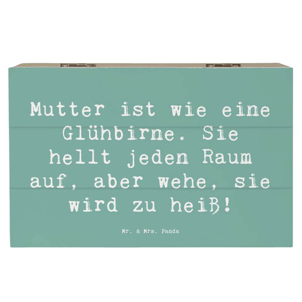 Holzkiste Spruch Mutter Glühbirne Geschenkdose, Erinnerungsbox, Erinnerungskiste, XXL, Kiste, Holzkiste, Schatulle, Dekokiste, Schatzkiste, Aufbewahrungsbox, Truhe, Geschenkbox, Familie, Vatertag, Muttertag, Bruder, Schwester, Mama, Papa, Oma, Opa