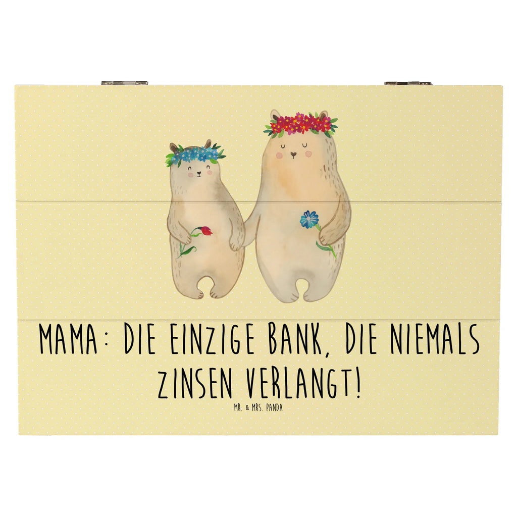 Holzkiste Mutter Bank XXL, Aufbewahrungsbox, Dekokiste, Erinnerungskiste, Geschenkdose, Schatzkiste, Kiste, Erinnerungsbox, Truhe, Holzkiste, Geschenkbox, Schatulle, Familie, Vatertag, Muttertag, Bruder, Schwester, Mama, Papa, Oma, Opa