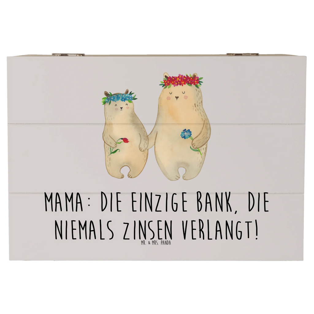 Holzkiste Mutter Bank XXL, Aufbewahrungsbox, Dekokiste, Erinnerungskiste, Geschenkdose, Schatzkiste, Kiste, Erinnerungsbox, Truhe, Holzkiste, Geschenkbox, Schatulle, Familie, Vatertag, Muttertag, Bruder, Schwester, Mama, Papa, Oma, Opa