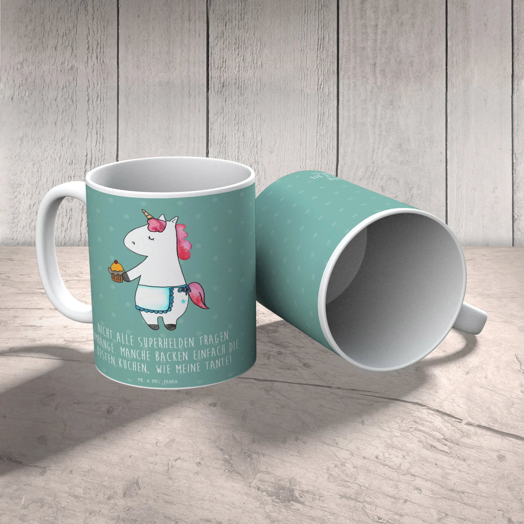 Mug Nicht alle Superhelden tragen Umhänge. Manche backen einfach die besten Kuchen, wie meine Tante! Geschenktasse, Teetasse, Tasse mit Motiven, Tasse mit Zitaten, Tasse, Porzellantasse, Keramiktasse, Bürotasse, Kaffeetasse, Familie, Vatertag, Muttertag, Bruder, Schwester, Mama, Papa, Oma, Opa