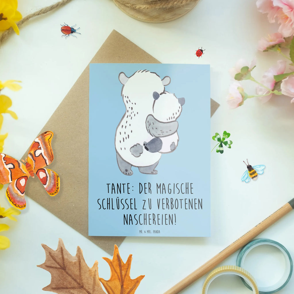 Grußkarte Zauberhafte Tante Einladungskarte, Karte, Ansichtskarten, Glückwunschkarte, Hochzeitskarte, Grußkarte, Klappkarte, Geburtstagskarte, Familie, Vatertag, Muttertag, Bruder, Schwester, Mama, Papa, Oma, Opa