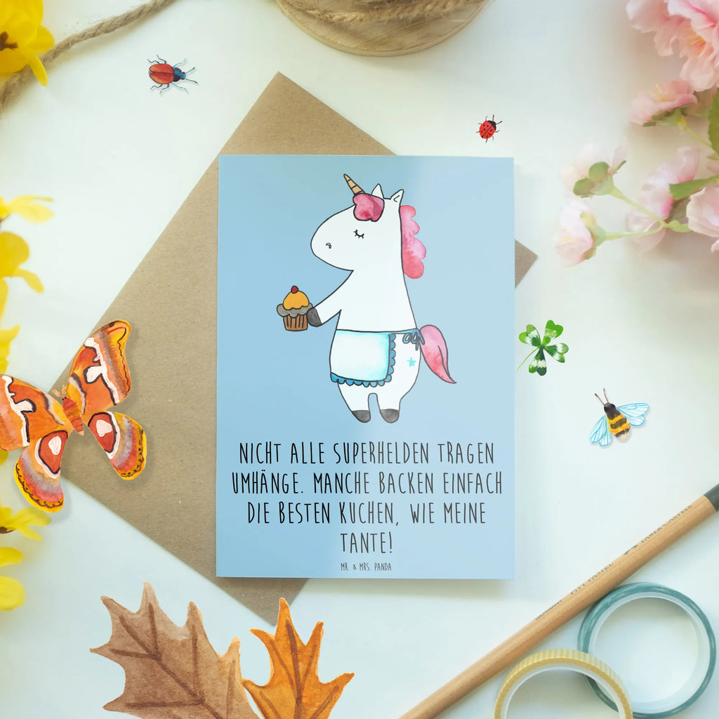 Greetings card Nicht alle Superhelden tragen Umhänge. Manche backen einfach die besten Kuchen, wie meine Tante! Ansichtskarten, Karte, Einladungskarte, Geburtstagskarte, Grußkarte, Hochzeitskarte, Glückwunschkarte, Klappkarte, Familie, Vatertag, Muttertag, Bruder, Schwester, Mama, Papa, Oma, Opa