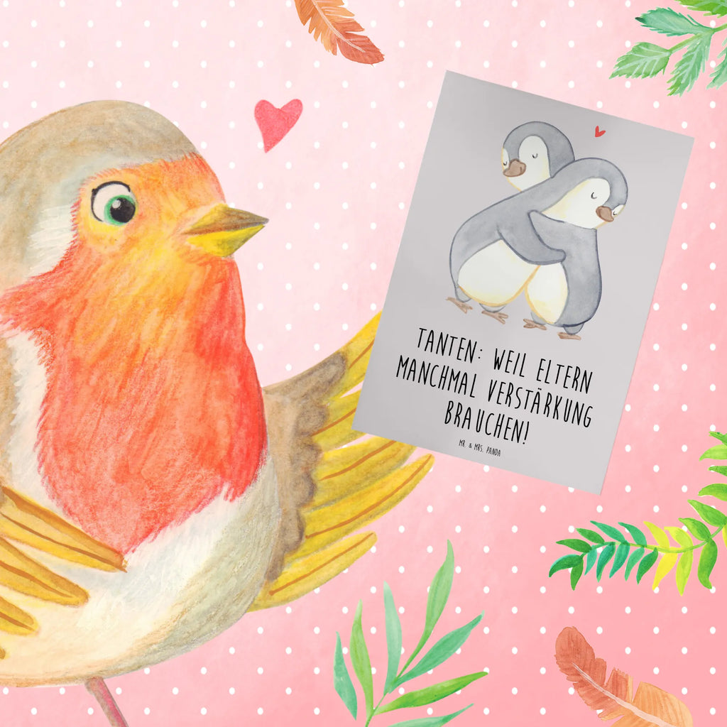 Greetings card Tanten: Weil Eltern manchmal Verstärkung brauchen! Glückwunschkarte, Klappkarte, Geburtstagskarte, Einladungskarte, Ansichtskarten, Karte, Hochzeitskarte, Grußkarte, Familie, Vatertag, Muttertag, Bruder, Schwester, Mama, Papa, Oma, Opa