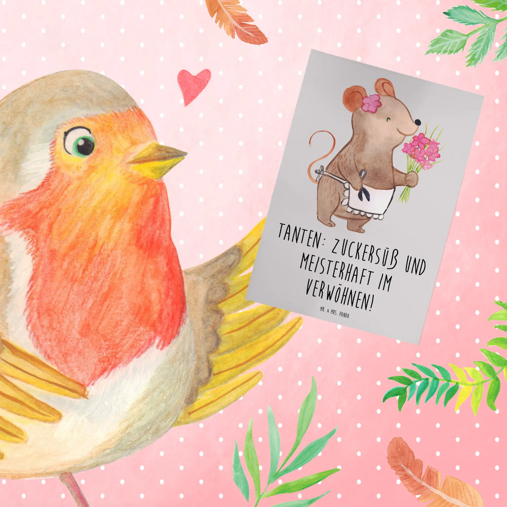 Grußkarte Tante Zuckersüß Ansichtskarten, Geburtstagskarte, Glückwunschkarte, Grußkarte, Klappkarte, Einladungskarte, Karte, Hochzeitskarte, Familie, Vatertag, Muttertag, Bruder, Schwester, Mama, Papa, Oma, Opa