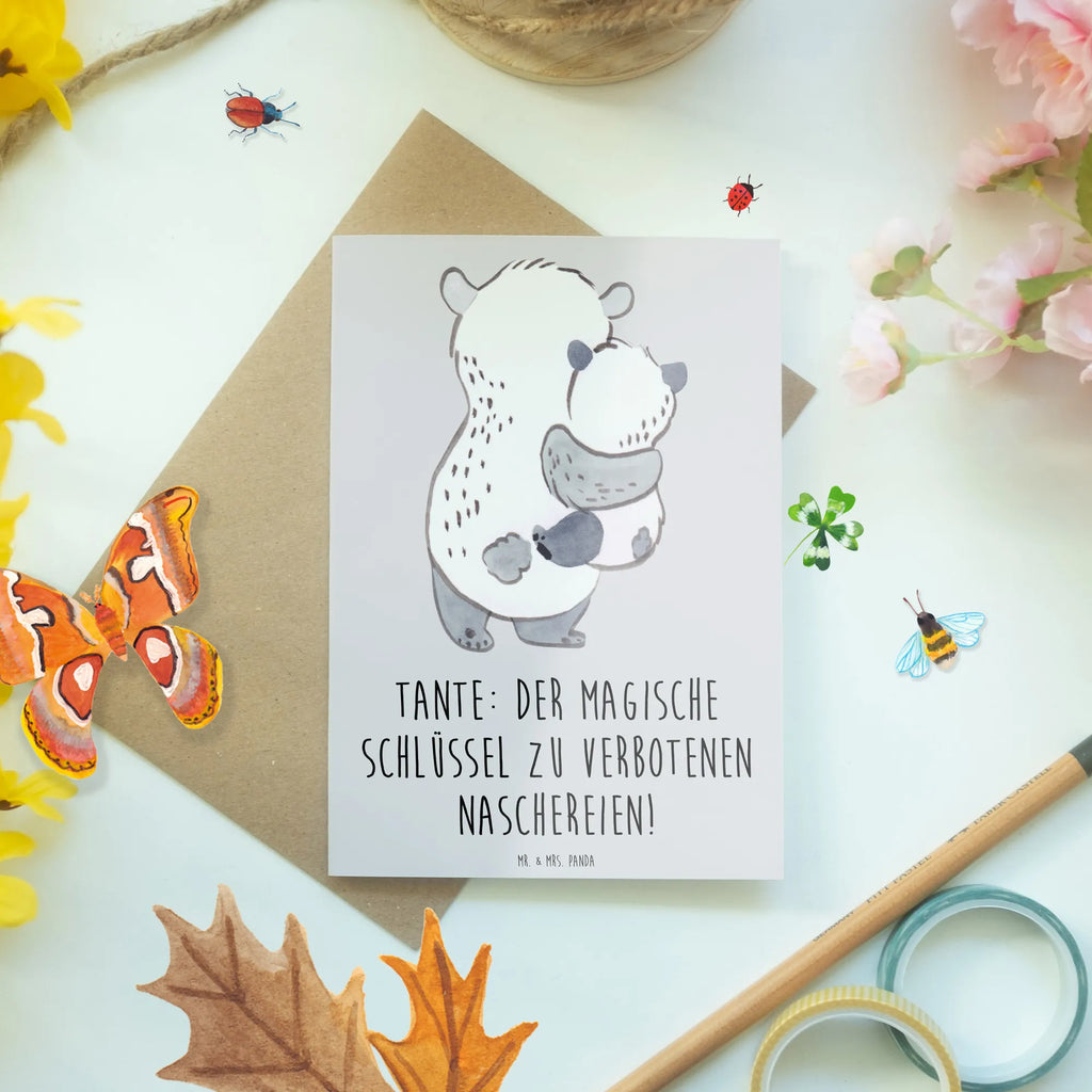 Grußkarte Zauberhafte Tante Einladungskarte, Karte, Ansichtskarten, Glückwunschkarte, Hochzeitskarte, Grußkarte, Klappkarte, Geburtstagskarte, Familie, Vatertag, Muttertag, Bruder, Schwester, Mama, Papa, Oma, Opa