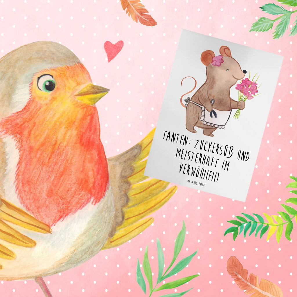 Grußkarte Tante Zuckersüß Ansichtskarten, Geburtstagskarte, Glückwunschkarte, Grußkarte, Klappkarte, Einladungskarte, Karte, Hochzeitskarte, Familie, Vatertag, Muttertag, Bruder, Schwester, Mama, Papa, Oma, Opa