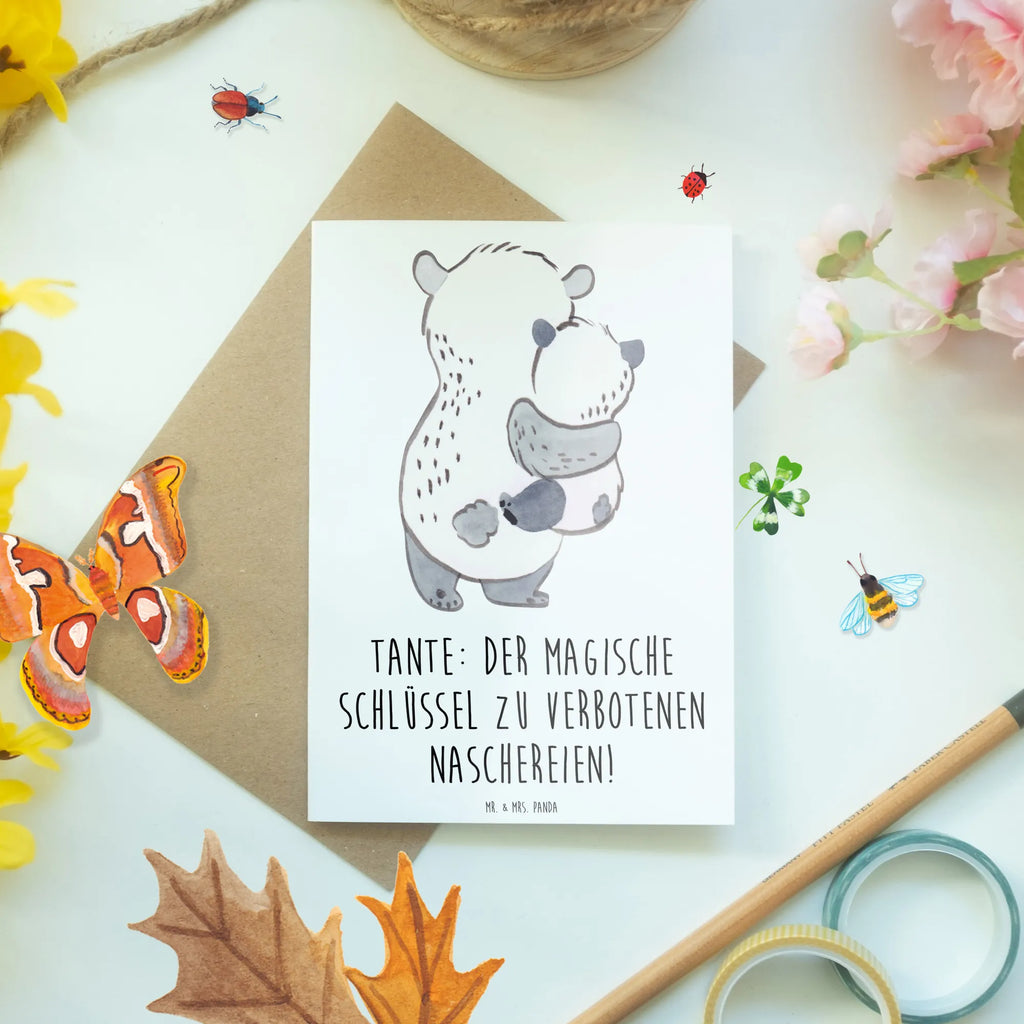 Grußkarte Zauberhafte Tante Einladungskarte, Karte, Ansichtskarten, Glückwunschkarte, Hochzeitskarte, Grußkarte, Klappkarte, Geburtstagskarte, Familie, Vatertag, Muttertag, Bruder, Schwester, Mama, Papa, Oma, Opa