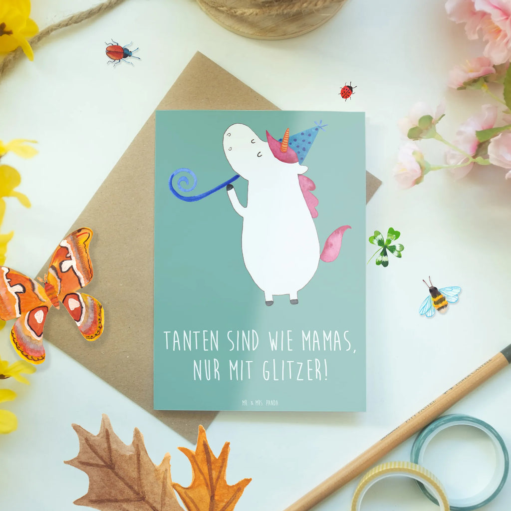 Grußkarte Glitzernde Tante Karte, Hochzeitskarte, Klappkarte, Geburtstagskarte, Ansichtskarten, Grußkarte, Einladungskarte, Glückwunschkarte, Familie, Vatertag, Muttertag, Bruder, Schwester, Mama, Papa, Oma, Opa