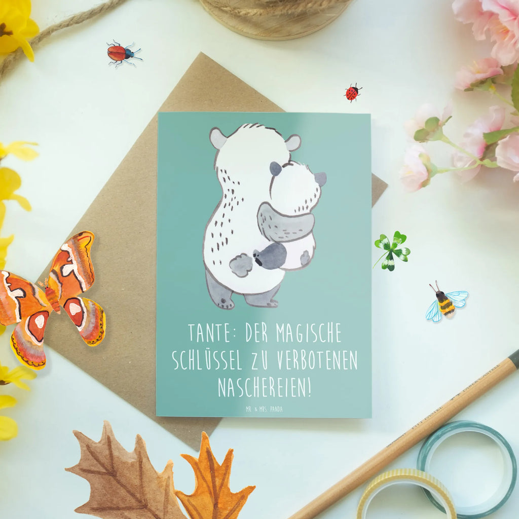 Grußkarte Zauberhafte Tante Einladungskarte, Karte, Ansichtskarten, Glückwunschkarte, Hochzeitskarte, Grußkarte, Klappkarte, Geburtstagskarte, Familie, Vatertag, Muttertag, Bruder, Schwester, Mama, Papa, Oma, Opa