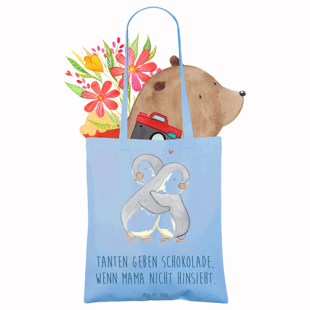 Tote bag Tanten geben Schokolade, wenn Mama nicht hinsieht. Umhängetasche, Beutel, Laptoptasche, Tragetasche, Jutebeutel, Einkaufstasche, Schultertasche, Strandtasche, Stofftasche, Shopper, Beuteltasche, Stoffbeutel, Badetasche, Einkaufstüte, Jutetasche, Tasche, Familie, Vatertag, Muttertag, Bruder, Schwester, Mama, Papa, Oma, Opa