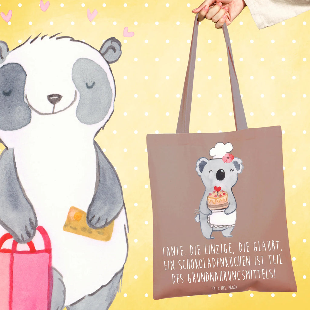 Tote bag Tante. Die einzige, die glaubt, ein Schokoladenkuchen ist Teil des Grundnahrungsmittels! Jutebeutel, Schultertasche, Tragetasche, Tasche, Umhängetasche, Shopper, Stoffbeutel, Einkaufstasche, Beuteltasche, Badetasche, Laptoptasche, Stofftasche, Beutel, Einkaufstüte, Jutetasche, Strandtasche, Familie, Vatertag, Muttertag, Bruder, Schwester, Mama, Papa, Oma, Opa