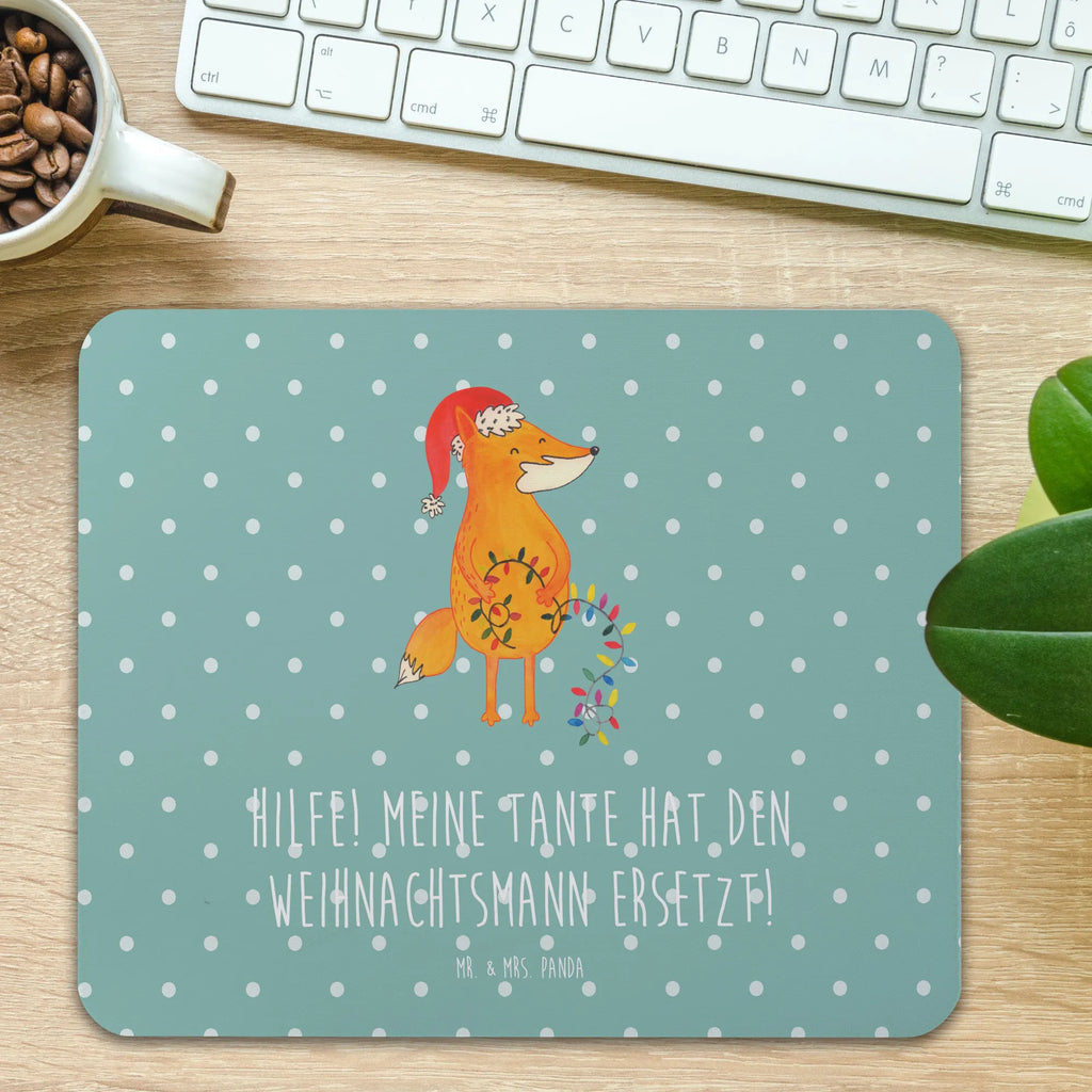Mouse mat Hilfe! Meine Tante hat den Weihnachtsmann ersetzt! Mousepad, Mausunterlage, Arbeitszimmer, Designer Mauspad, Einzigartiges Mauspad, Mauspad, PC Zubehör, Büroausstattung, Computer zubehör, Mauspad Büro, Familie, Vatertag, Muttertag, Bruder, Schwester, Mama, Papa, Oma, Opa