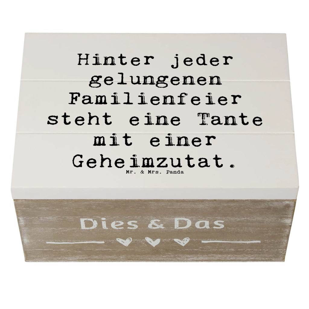 Holzkiste Spruch Tante Geheimzutat Erinnerungskiste, Erinnerungsbox, Dekokiste, Holzkiste, Schatulle, XXL, Geschenkbox, Truhe, Geschenkdose, Schatzkiste, Aufbewahrungsbox, Kiste, Familie, Vatertag, Muttertag, Bruder, Schwester, Mama, Papa, Oma, Opa