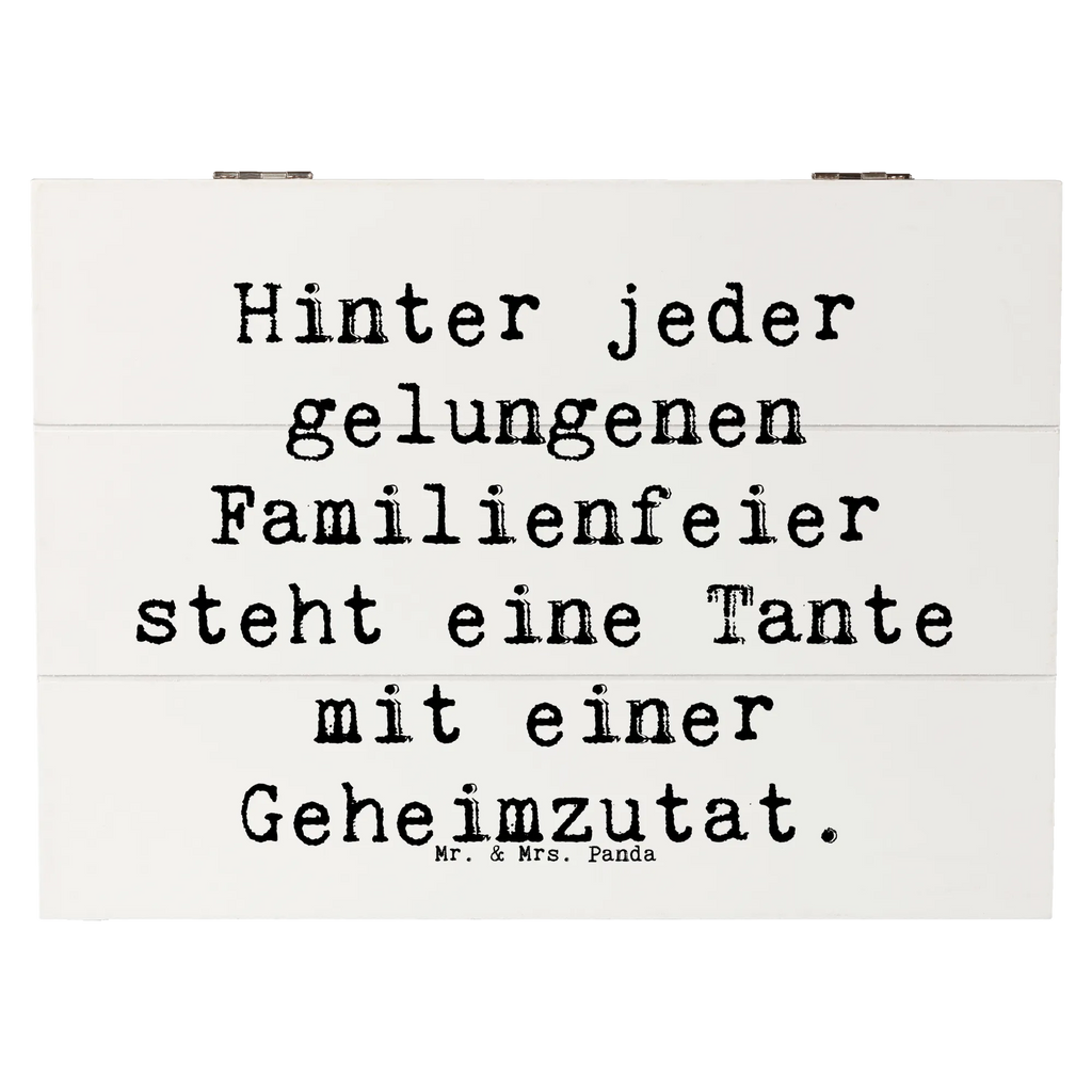 Holzkiste Spruch Tante Geheimzutat Erinnerungskiste, Erinnerungsbox, Dekokiste, Holzkiste, Schatulle, XXL, Geschenkbox, Truhe, Geschenkdose, Schatzkiste, Aufbewahrungsbox, Kiste, Familie, Vatertag, Muttertag, Bruder, Schwester, Mama, Papa, Oma, Opa