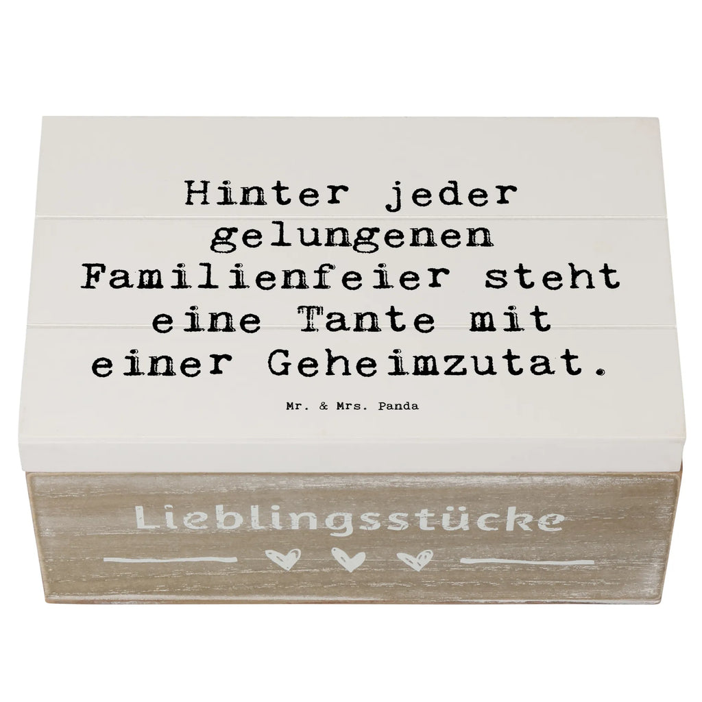 Holzkiste Spruch Tante Geheimzutat Erinnerungskiste, Erinnerungsbox, Dekokiste, Holzkiste, Schatulle, XXL, Geschenkbox, Truhe, Geschenkdose, Schatzkiste, Aufbewahrungsbox, Kiste, Familie, Vatertag, Muttertag, Bruder, Schwester, Mama, Papa, Oma, Opa
