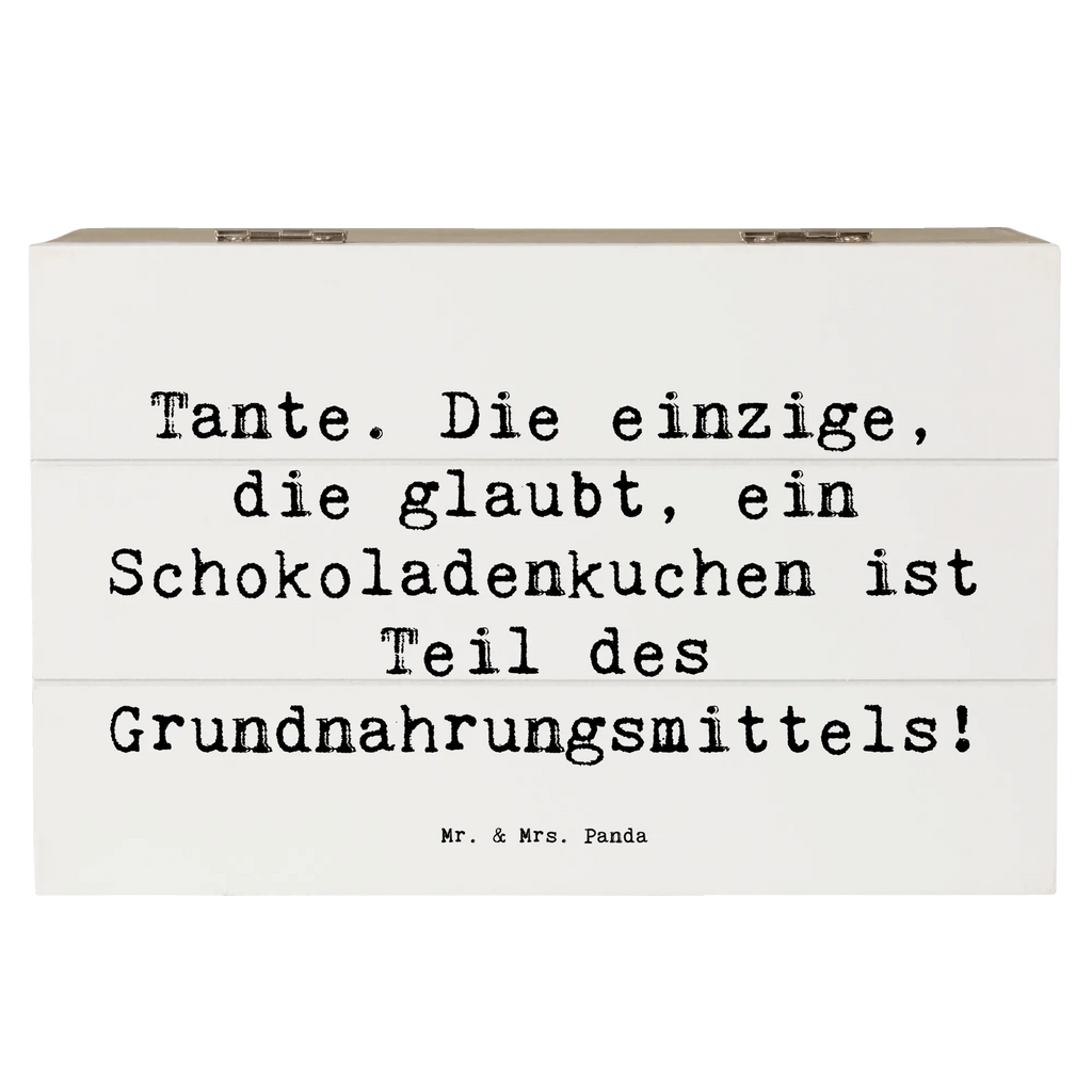 Wooden chest Saying Tante. Die einzige, die glaubt, ein Schokoladenkuchen ist Teil des Grundnahrungsmittels! Truhe, Kiste, Aufbewahrungsbox, Erinnerungskiste, XXL, Schatulle, Erinnerungsbox, Geschenkdose, Dekokiste, Geschenkbox, Holzkiste, Schatzkiste, Familie, Vatertag, Muttertag, Bruder, Schwester, Mama, Papa, Oma, Opa