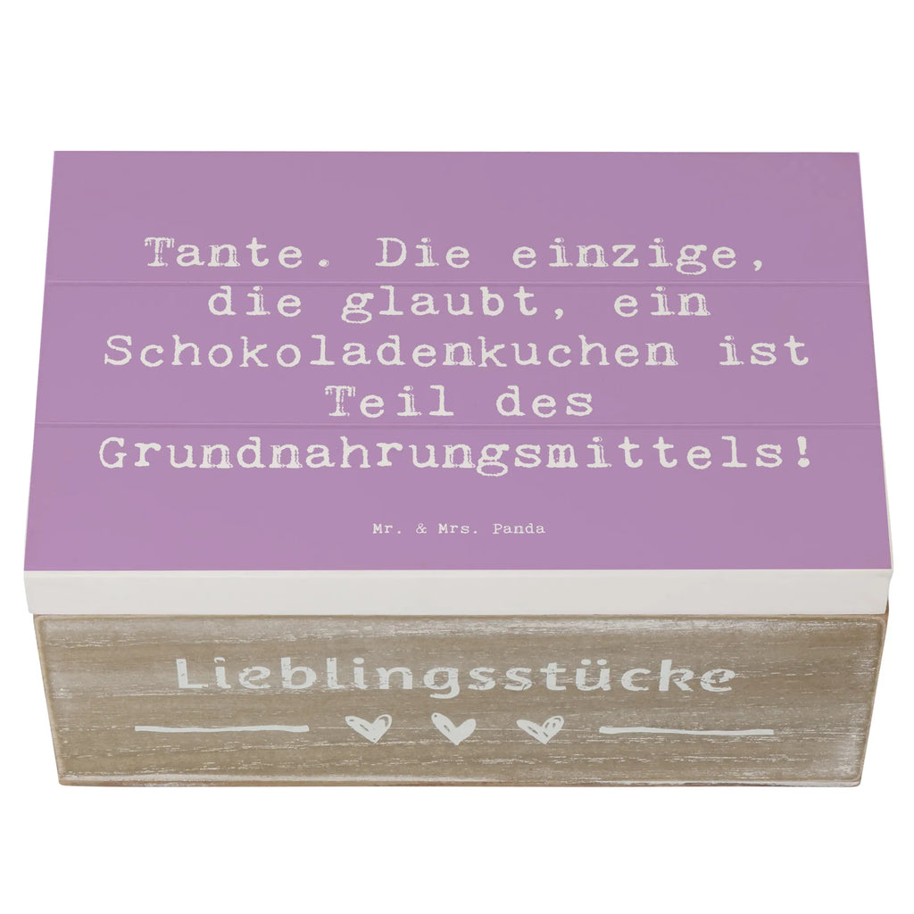 Wooden chest Saying Tante. Die einzige, die glaubt, ein Schokoladenkuchen ist Teil des Grundnahrungsmittels! Truhe, Kiste, Aufbewahrungsbox, Erinnerungskiste, XXL, Schatulle, Erinnerungsbox, Geschenkdose, Dekokiste, Geschenkbox, Holzkiste, Schatzkiste, Familie, Vatertag, Muttertag, Bruder, Schwester, Mama, Papa, Oma, Opa