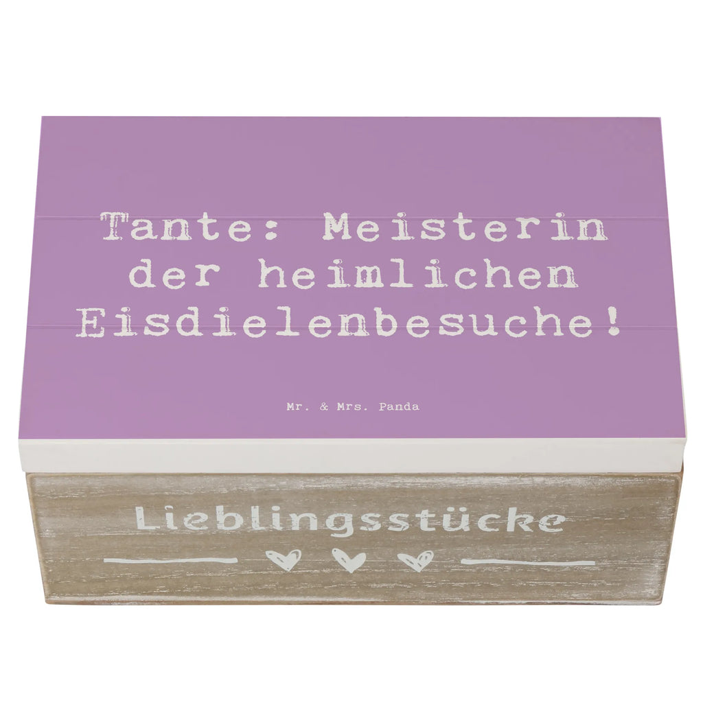 Holzkiste Spruch Tante Eisdielenmeisterin Schatulle, Geschenkdose, Erinnerungsbox, Erinnerungskiste, Schatzkiste, Holzkiste, Truhe, Dekokiste, XXL, Kiste, Geschenkbox, Aufbewahrungsbox, Familie, Vatertag, Muttertag, Bruder, Schwester, Mama, Papa, Oma, Opa