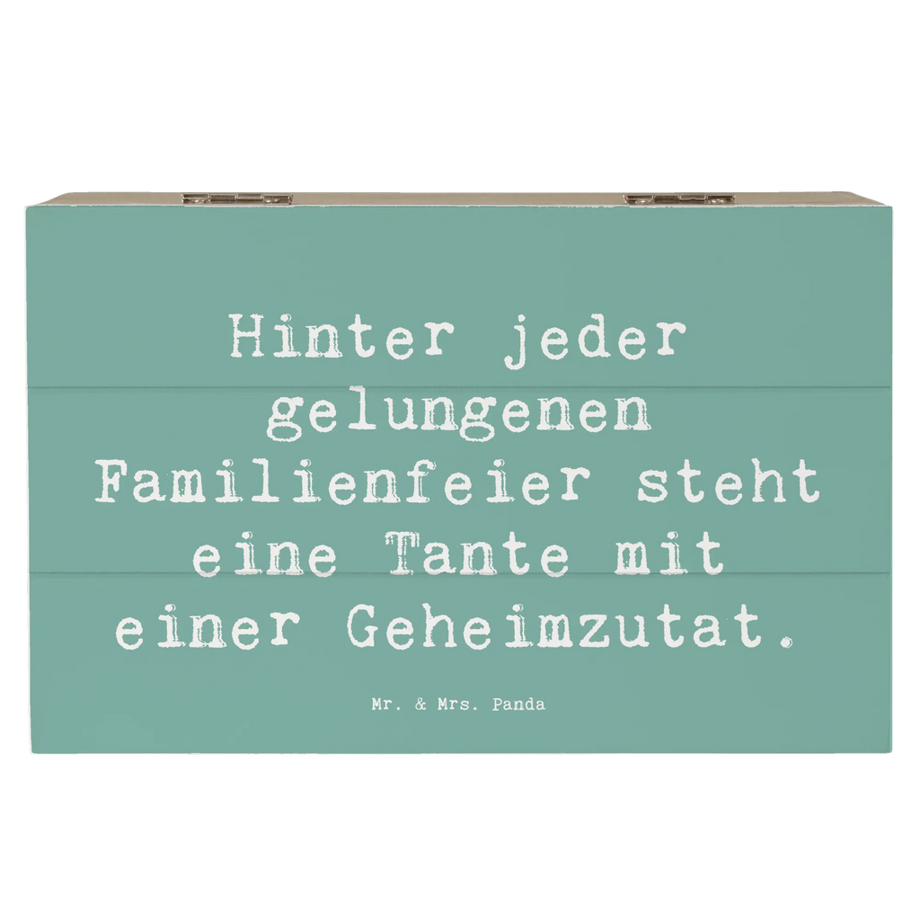 Holzkiste Spruch Tante Geheimzutat Erinnerungskiste, Erinnerungsbox, Dekokiste, Holzkiste, Schatulle, XXL, Geschenkbox, Truhe, Geschenkdose, Schatzkiste, Aufbewahrungsbox, Kiste, Familie, Vatertag, Muttertag, Bruder, Schwester, Mama, Papa, Oma, Opa