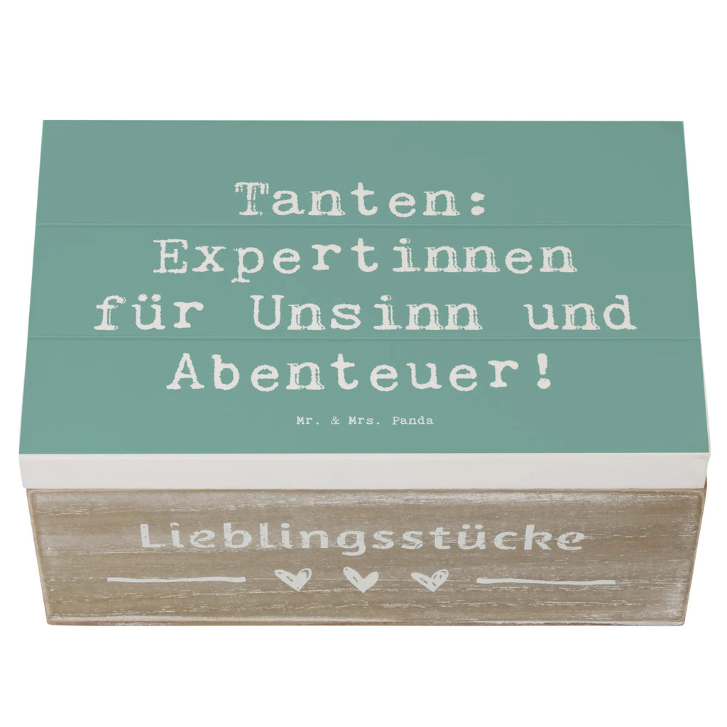 Holzkiste Spruch Tante Abenteuer Truhe, Dekokiste, Erinnerungskiste, Erinnerungsbox, Schatzkiste, Geschenkdose, Kiste, Schatulle, Holzkiste, Geschenkbox, XXL, Aufbewahrungsbox, Familie, Vatertag, Muttertag, Bruder, Schwester, Mama, Papa, Oma, Opa