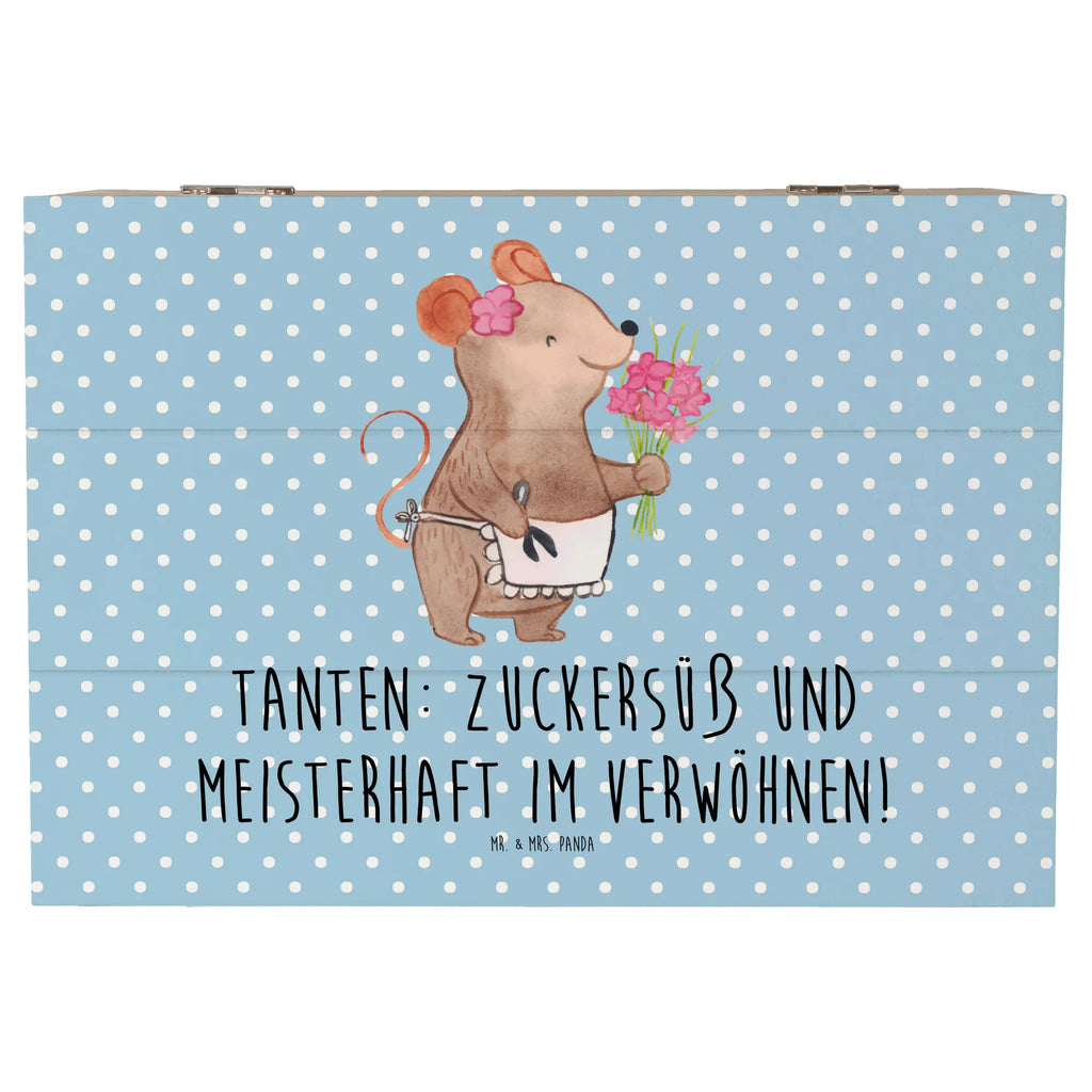 Holzkiste Tante Zuckersüß Dekokiste, XXL, Geschenkbox, Erinnerungsbox, Geschenkdose, Erinnerungskiste, Aufbewahrungsbox, Schatzkiste, Schatulle, Truhe, Kiste, Holzkiste, Familie, Vatertag, Muttertag, Bruder, Schwester, Mama, Papa, Oma, Opa