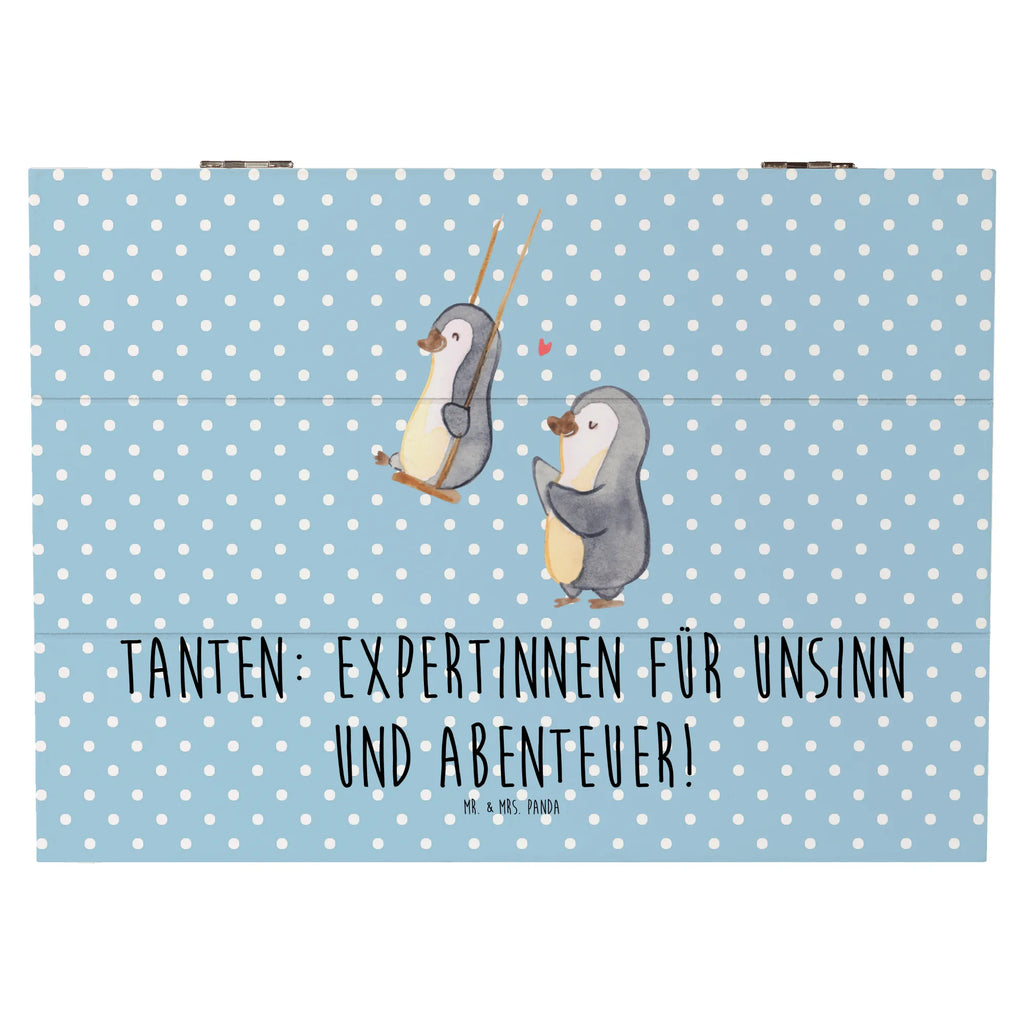 Holzkiste Tante Abenteuer Schatulle, Geschenkdose, Schatzkiste, Kiste, Erinnerungsbox, Aufbewahrungsbox, Dekokiste, XXL, Holzkiste, Geschenkbox, Erinnerungskiste, Truhe, Familie, Vatertag, Muttertag, Bruder, Schwester, Mama, Papa, Oma, Opa