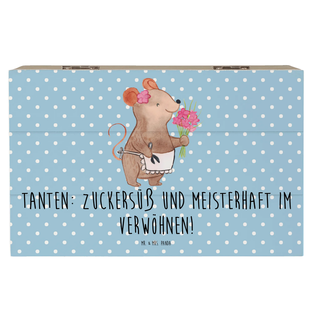 Holzkiste Tante Zuckersüß Dekokiste, XXL, Geschenkbox, Erinnerungsbox, Geschenkdose, Erinnerungskiste, Aufbewahrungsbox, Schatzkiste, Schatulle, Truhe, Kiste, Holzkiste, Familie, Vatertag, Muttertag, Bruder, Schwester, Mama, Papa, Oma, Opa