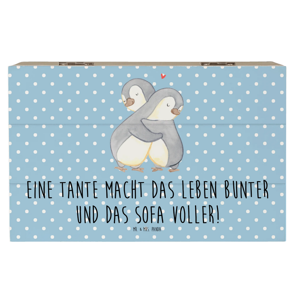 Holzkiste Bunte Tante Truhe, Schatulle, Dekokiste, Schatzkiste, Erinnerungskiste, Geschenkdose, Geschenkbox, Holzkiste, Erinnerungsbox, XXL, Aufbewahrungsbox, Kiste, Familie, Vatertag, Muttertag, Bruder, Schwester, Mama, Papa, Oma, Opa