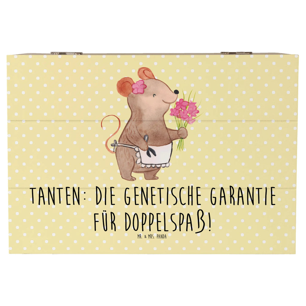 Holzkiste Tanten Doppelspaß Schatulle, Geschenkbox, Erinnerungsbox, Geschenkdose, XXL, Dekokiste, Kiste, Schatzkiste, Erinnerungskiste, Holzkiste, Truhe, Aufbewahrungsbox, Familie, Vatertag, Muttertag, Bruder, Schwester, Mama, Papa, Oma, Opa