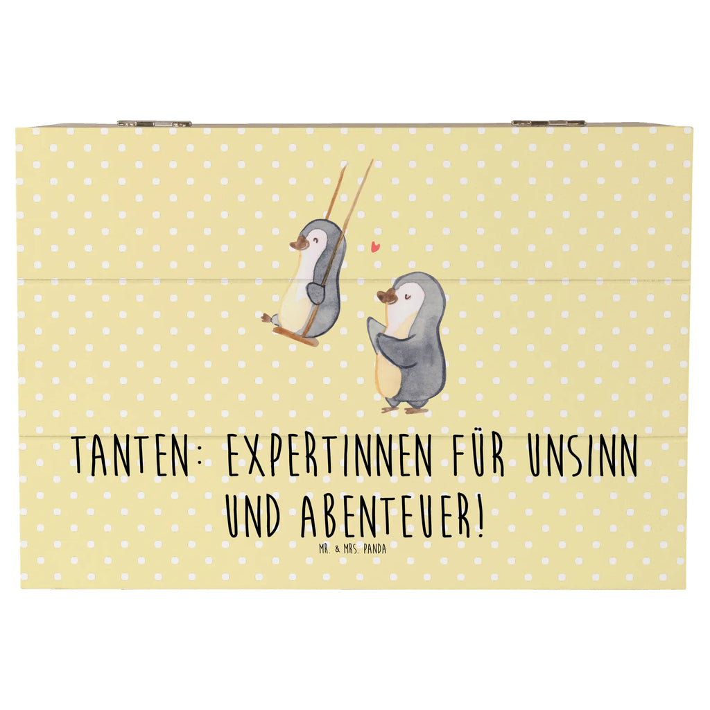 Holzkiste Tante Abenteuer Schatulle, Geschenkdose, Schatzkiste, Kiste, Erinnerungsbox, Aufbewahrungsbox, Dekokiste, XXL, Holzkiste, Geschenkbox, Erinnerungskiste, Truhe, Familie, Vatertag, Muttertag, Bruder, Schwester, Mama, Papa, Oma, Opa